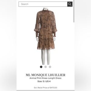 ML Monique Lhuillier dress